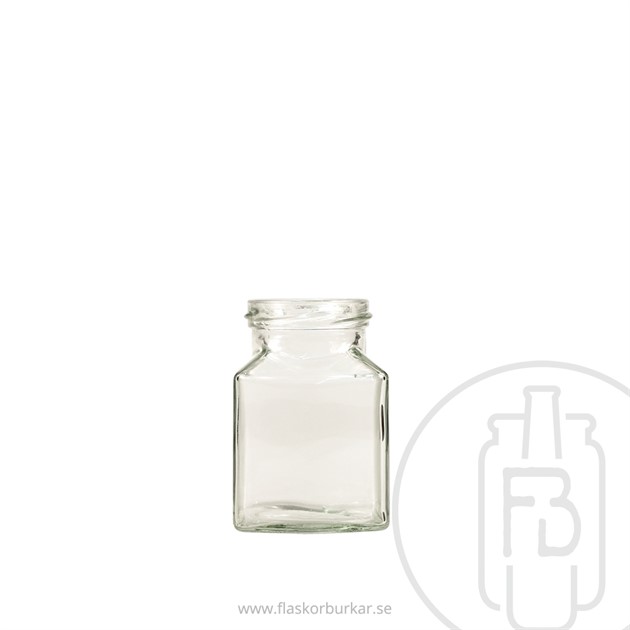 Fyrkantig burk 200 ml,L-53